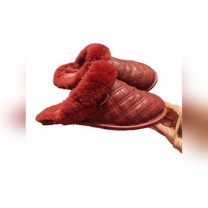 UGG Scuffette II Quilted Genuine Shearling Slipper